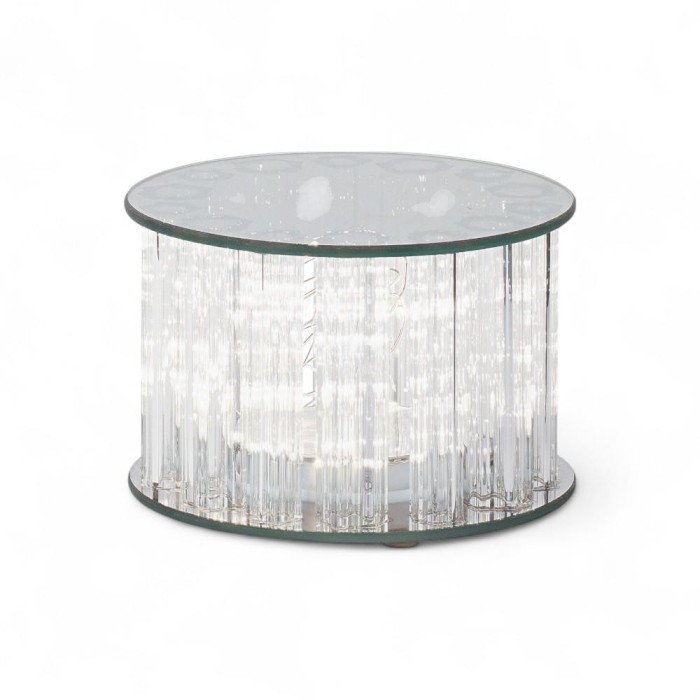 ALZATA VETRO CON LED D15 H10